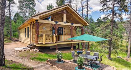 Private Hot Tub & Pond: Conifer Log Cabin