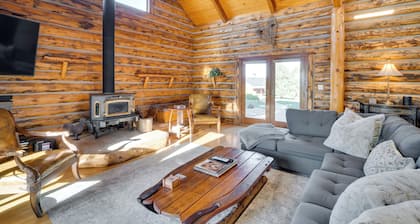 Heated Pool + Mtn Views: Log Cabin in Parker!