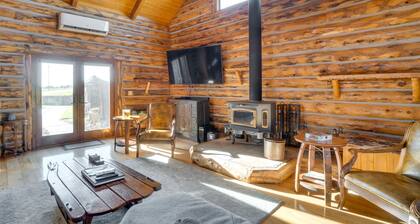 Heated Pool + Mtn Views: Log Cabin in Parker!