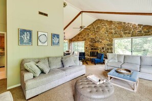 House (4 Bedrooms) | Interior - Waterfront Haven w/ Deck on Monkey Island! (Afton)