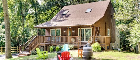 Fachada de la propiedad