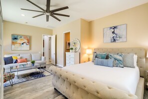 3 bedrooms, iron/ironing board, free cots/infant beds, bed sheets - Luxury Palm Desert Vacation Home w/ Private Oasis (Palm Desert)