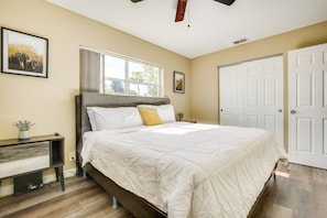 Maison (2 Bedrooms) | 2 chambres, fer et planche à repasser, literie fournie