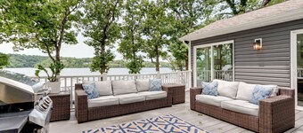 Dock & Sunset Views: Lakeside Ozark Retreat!