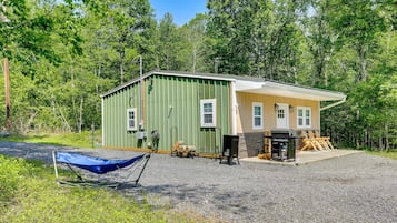 Sit on the front porch and enjoy the peaceful surroundings.