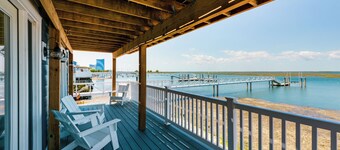 Brigantine Waterfront Vacation Rental w/ Grill