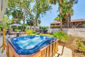 House (3 Bedrooms) | Terrace/patio - Hot Tub & Gas Grill: Port Richey Retreat (Port Richey)