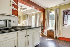 House (3 Bedrooms) | Interior - Covered Patio + Game Room: New Braunfels Home! (New Braunfels)