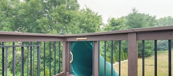 Prime Peoria Retreat w/ Deck & Fireplace!