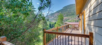 Magnificent Ouray Home w/ Deck & Mountain Views!