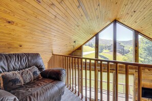 Interior - Views, Fire Pit + Game Room: Smoky Mountain Cabin (Sevierville)