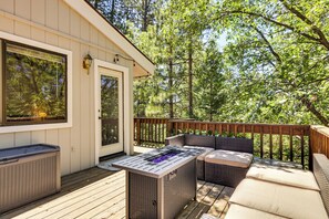 House (4 Bedrooms) | Interior - Deck & Gas Grill: Secluded Arnold Cabin Rental! (Arnold)