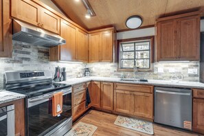 Interior - Deck & Gas Grill: Secluded Arnold Cabin Rental! (Arnold)