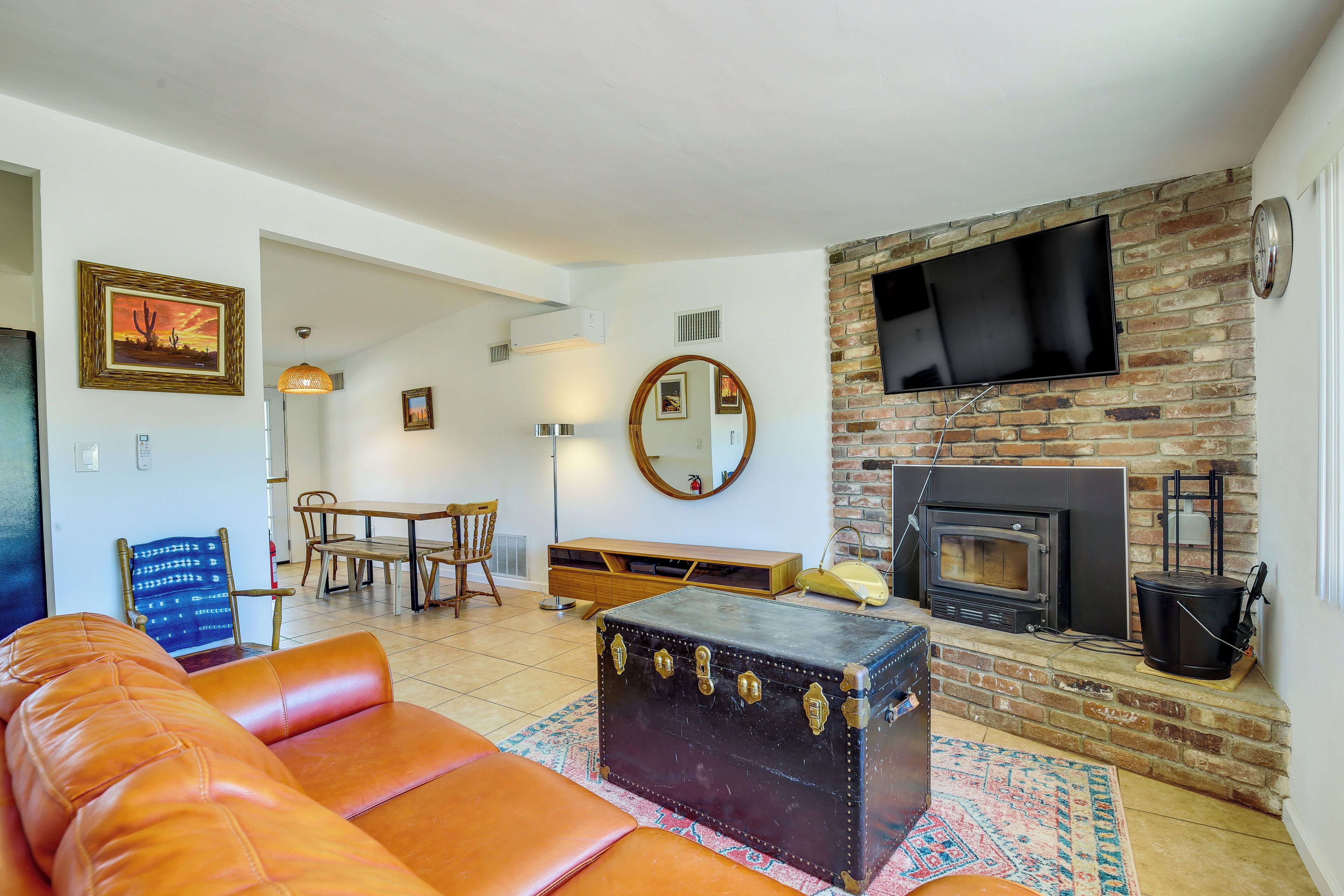 Vista frontal de la propiedad