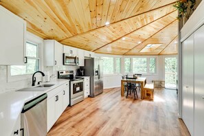 Interior - Private Deck & Grill: Pocono Pines Retreat! (Pocono Pines)
