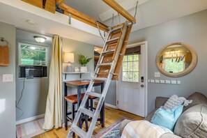 Apartment (0 Bedroom) | Interior - Tiny Home w/ Fire Pit: Trail Access On-site! (Asheville)