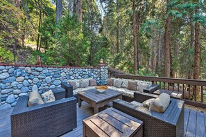 Terrace/patio - Lake Arrowhead Cabin w/ Decks < 2 Mi to Village! (Bullhead City)