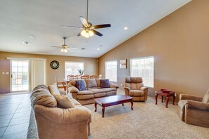 Fireplace - Bullhead City Vacation Rental: Private Pool & Spa! (Bullhead City)