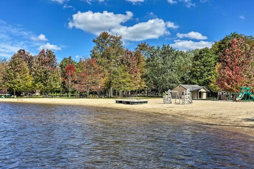 Deck & Screened Porch: Pocono Lake Vacation Rental