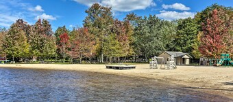 Deck & Screened Porch: Pocono Lake Vacation Rental