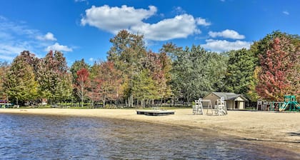 Deck & Screened Porch: Pocono Lake Vacation Rental