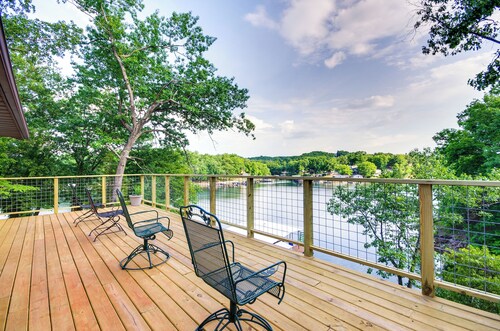 Waterfront Home w/ Views & Dock in Sunrise Beach!