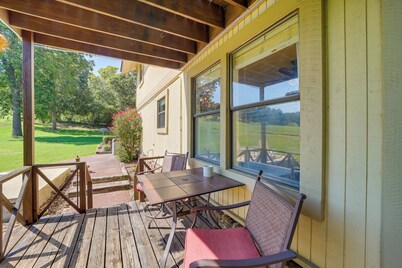 Spacious Arkansas Abode w/ Balcony & Fire Pit!