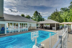 House (Multiple Bedrooms) | Interior - Pool, Hot Tub & Pickleball Court: Lake Ozarks Home (Camdenton)