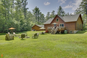 House (6 Bedrooms) | Front of property - Spacious Cabin w/ Private Dock on Thompson Lake (Oxford)