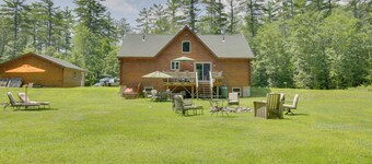 Spacious Cabin w/ Private Dock on Thompson Lake