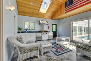 House (Multiple Bedrooms) | Interior - Secluded Calais Getaway: Deck, Hot Tub & More! (East Calais)