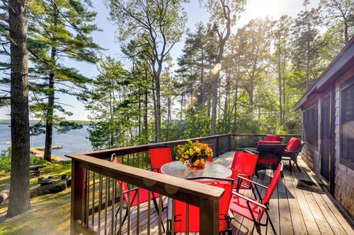 Waterfront Maine Vacation Rental w/ Private Dock