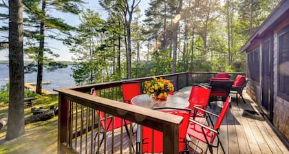 Waterfront Maine Vacation Rental w/ Private Dock