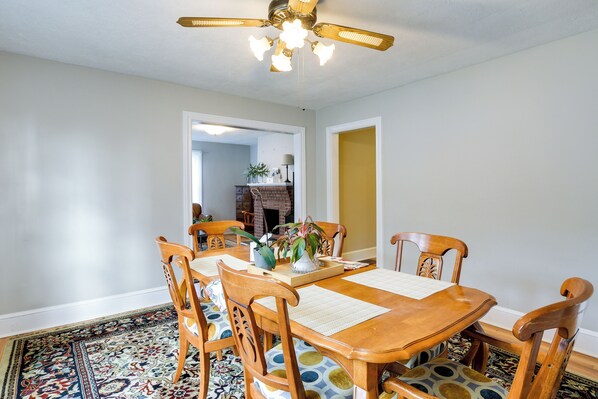 House (2 Bedrooms) | Interior - Pet-friendly Travelers Rest Home w/ Covered Patio (Travelers Rest)