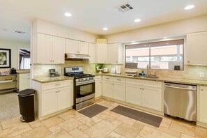 House (5 Bedrooms) | Interior - Indoor Pool: Peaceful Oasis in Hitchcock! (Hitchcock)