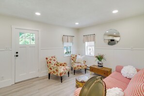 House (2 Bedrooms) | Interior - 2 Mi to Hagar Beach: Charming Home w/ Fire Pit! (Benton Harbor)