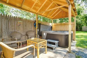 House (2 Bedrooms) | Interior - Hot Tub & Kayaks: Dog-friendly House in Yarmouth (South Yarmouth)