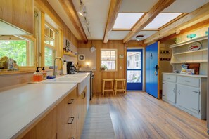 House (4 Bedrooms) | Interior - Yard & Fire Pit: Unique Cape Cod Home in Brewster (Brewster)