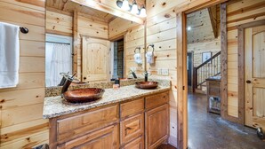 House (3 Bedrooms) | Interior - Hot Tub & Fire Pit at Broken Bow Cabin! (Broken Bow)