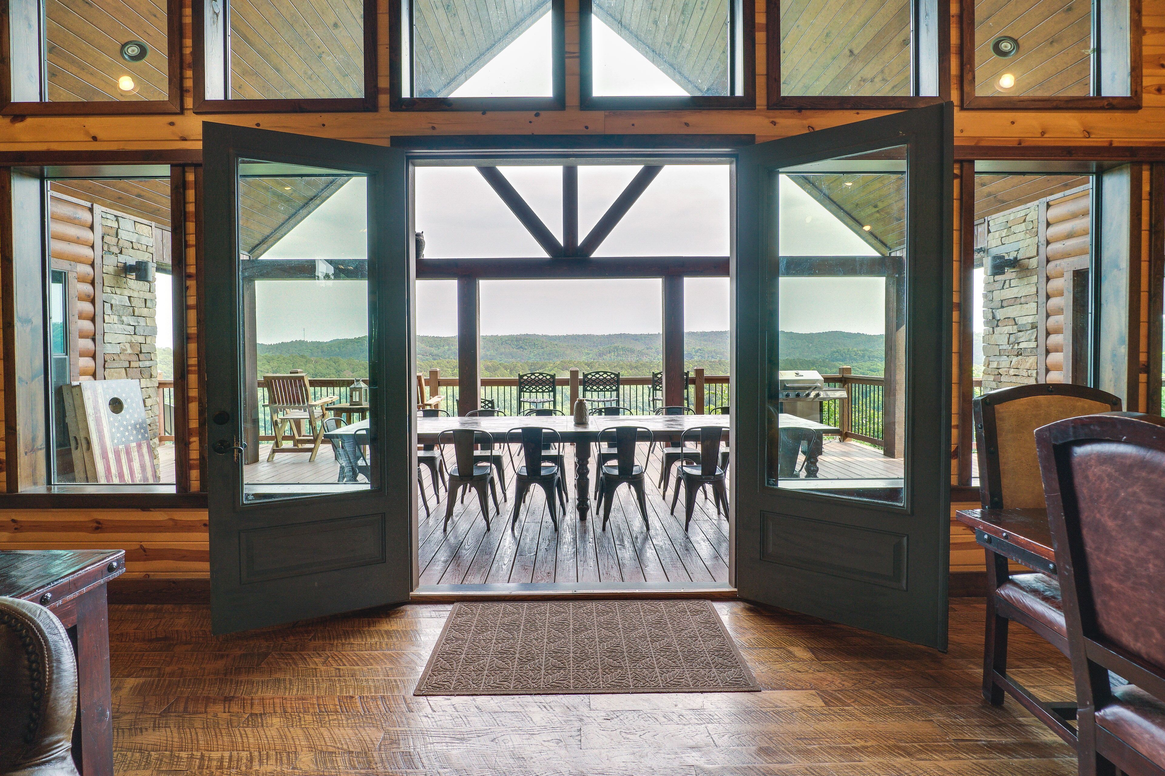 Uitzicht vanuit accommodatie