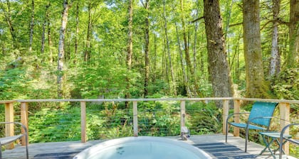 Enchanting Arch Cape Retreat w/ Hot Tub, Fireplace
