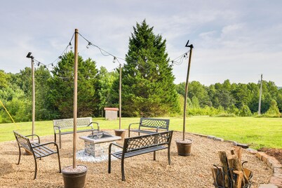 Serene Mill Spring Getaway w/ Yard & Fire Pit!