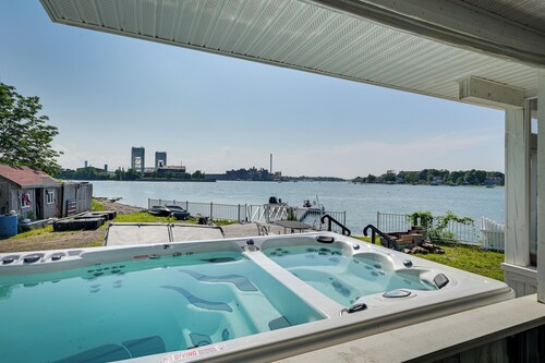 Weymouth Waterfront Getaway w/ Swim Spa & Hot Tub