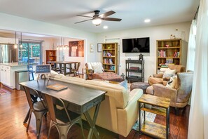 House (3 Bedrooms) | Private kitchen | Microwave, oven, stovetop, dishwasher - Southern Pines Vacation Rental w/ Deck & Grill! (Southern Pines)