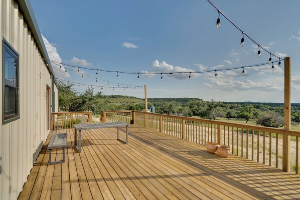 House (4 Bedrooms) | Interior - Fire Pit + Deck: Secluded Dripping Springs Retreat (Dripping Springs)