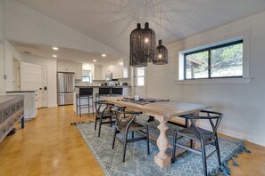 House (4 Bedrooms) | Interior - Fire Pit + Deck: Secluded Dripping Springs Retreat (Dripping Springs)