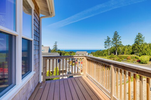 Modern Arch Cape Home: Ocean View, Steps to Beach!