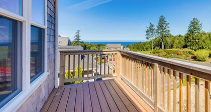 Modern Arch Cape Home: Ocean View, Steps to Beach!