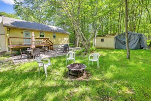 House (2 Bedrooms) | Front of property - Pet-friendly Pocono Lake Cabin w/ Community Pool! (Pocono Lake)