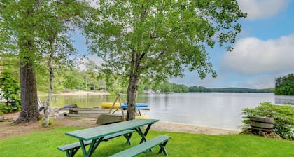 Waterfront Gray Home w/ Furnished Deck & Fire Pit!